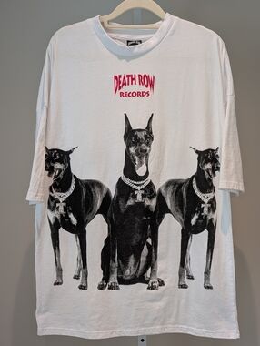 Death Row Records Doberman Dogs T-shirt Tee Sz M